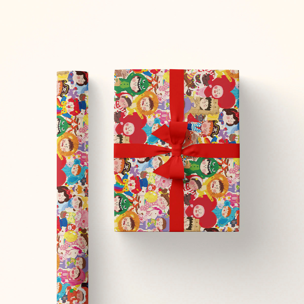Kindergarten Party Wrapping Paper Sheet 20.5" × 30"