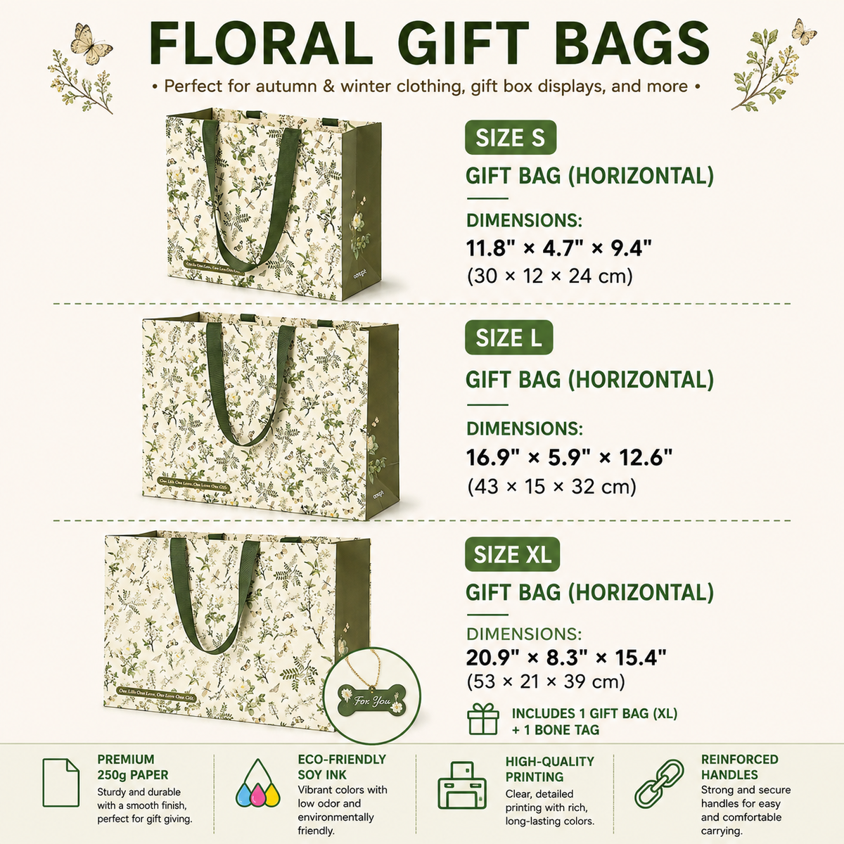 Floral Gift Bag