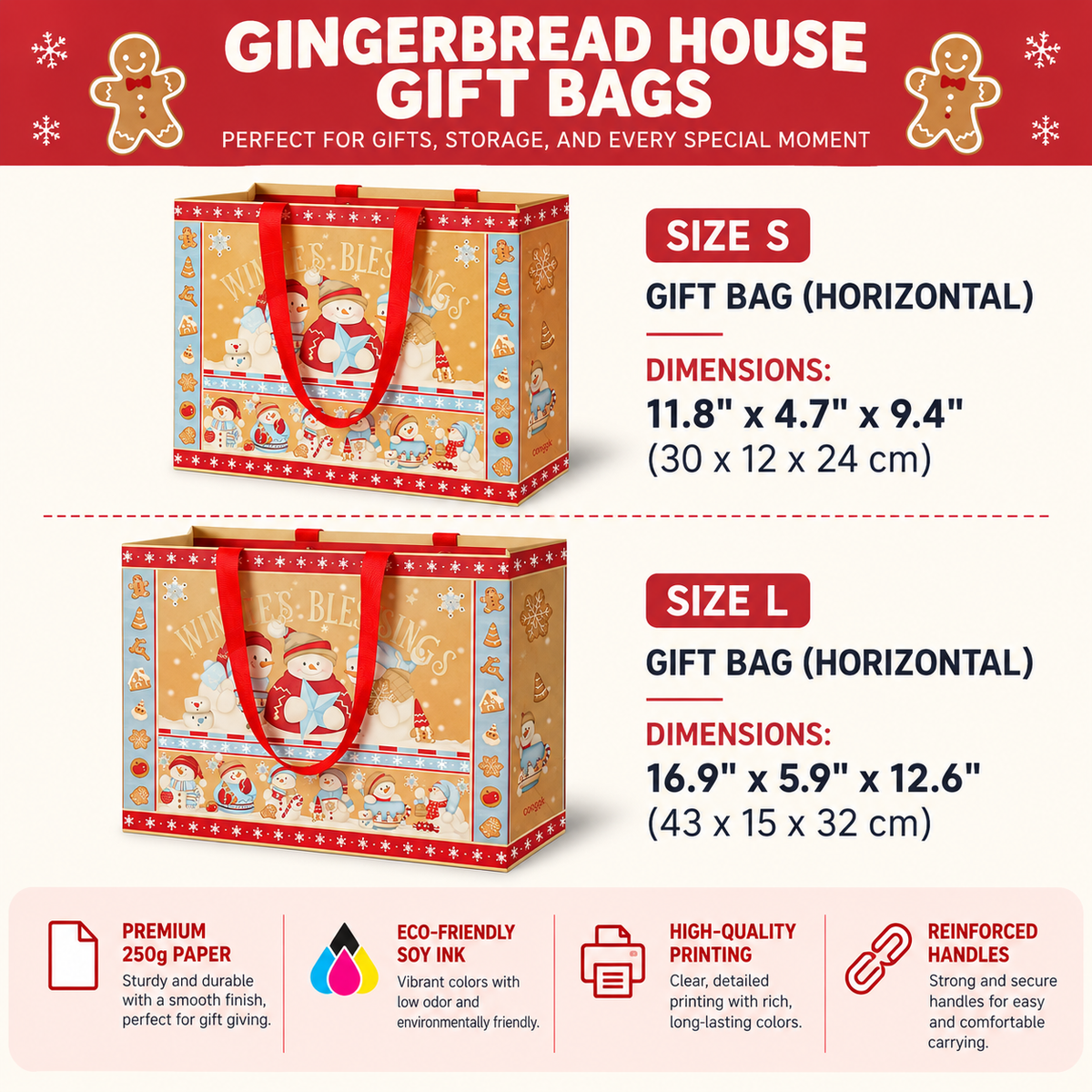 Gingerbread Home Gift Bag