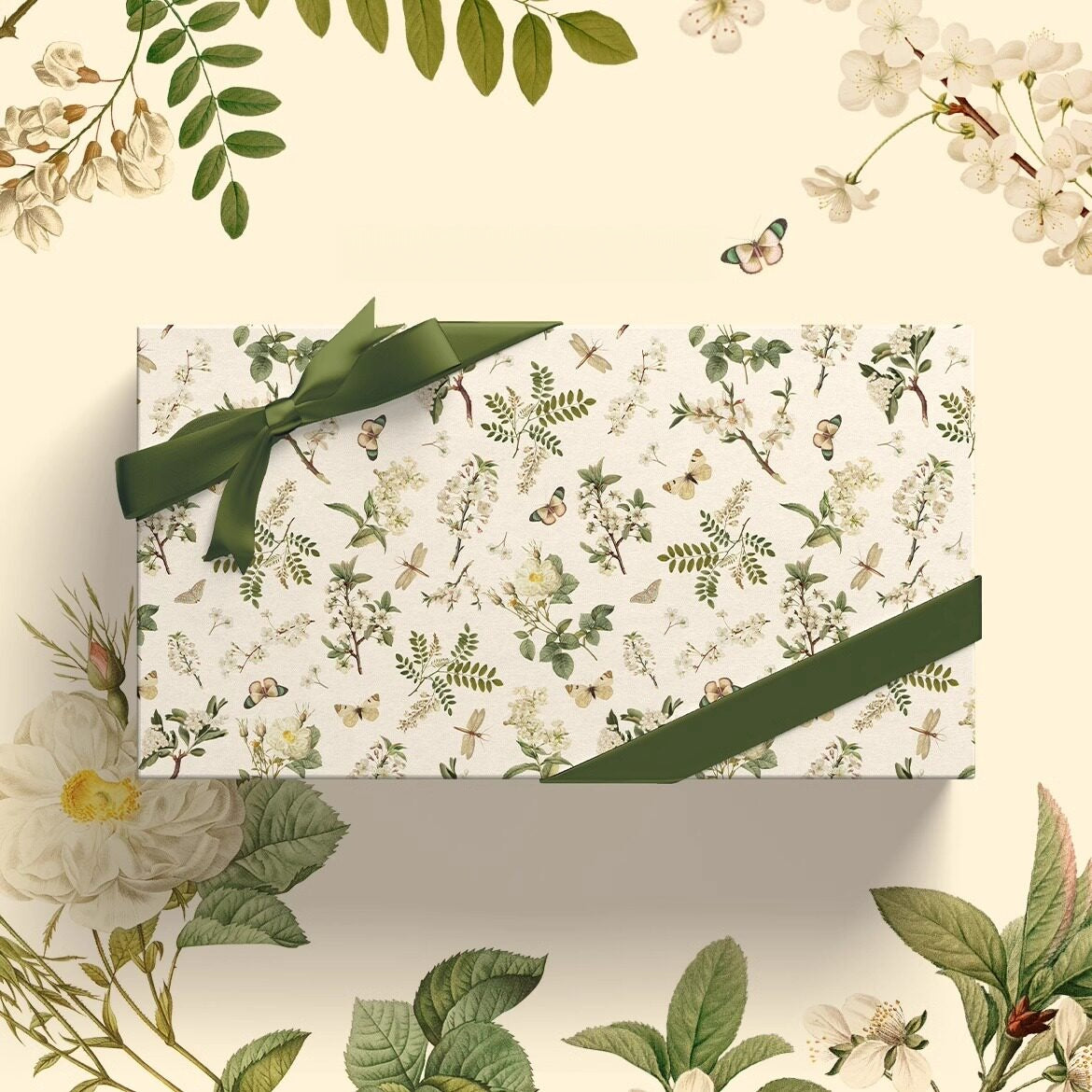 Floral Wrapping Paper Sheet 20.5" × 30"