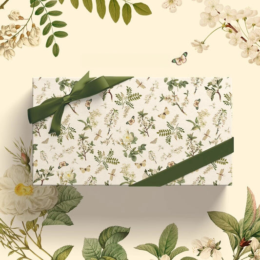 Floral Wrapping Paper Sheet 20.5" × 30"