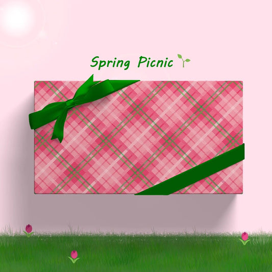 Spring Picnic Wrapping Paper Sheet 20.5" × 30"