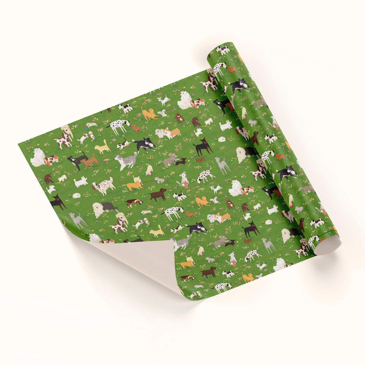 Puppy Park Wrapping Paper Sheet 20.5" × 30"
