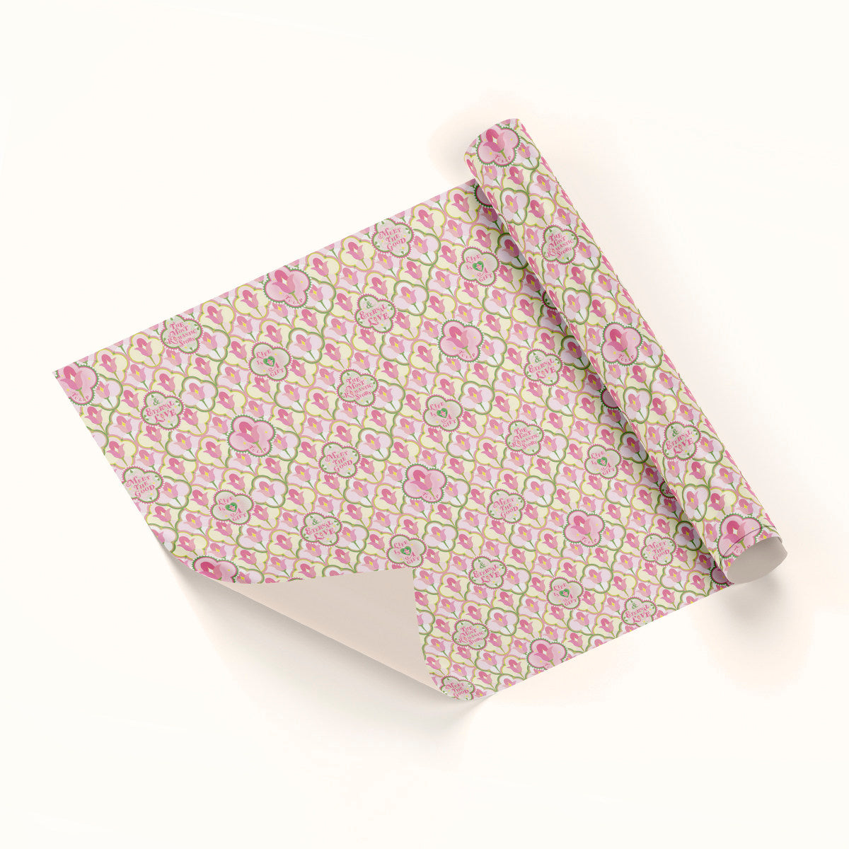Tulips In Bloom Wrapping Paper Sheet 20.5" × 30"