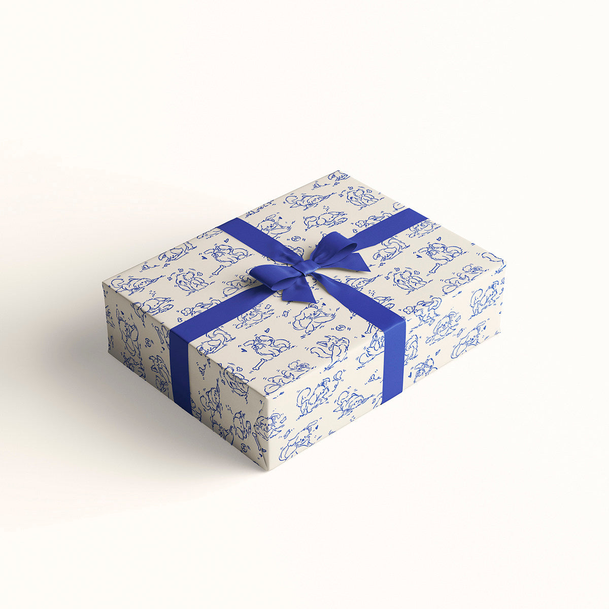 Lucky Puppy Wrapping Paper Sheet 20.5" × 30"