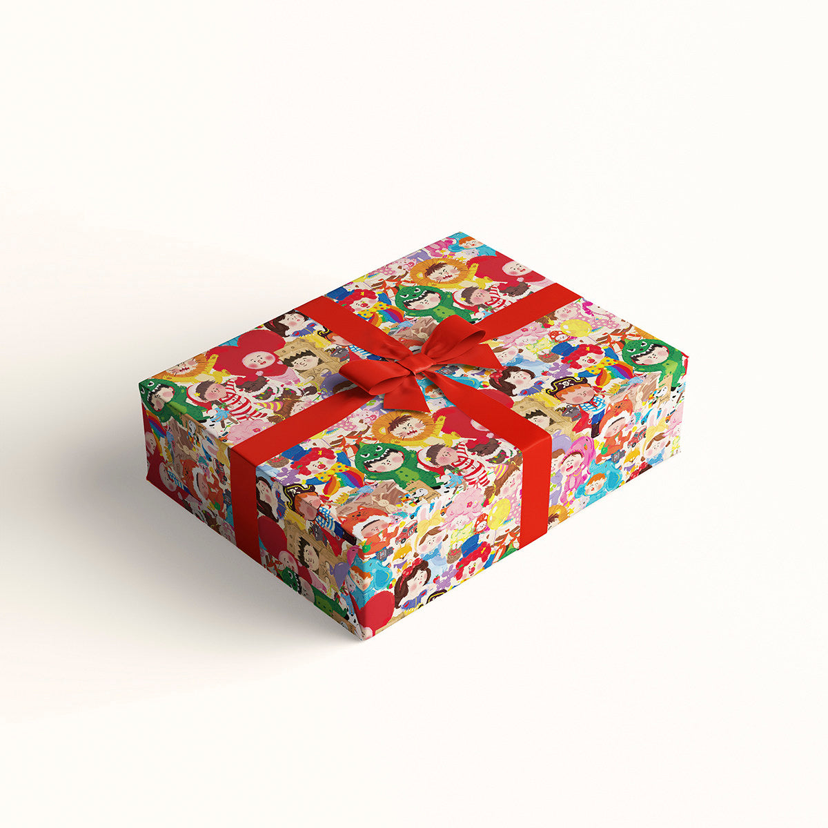 Kindergarten Party Wrapping Paper Sheet 20.5" × 30"