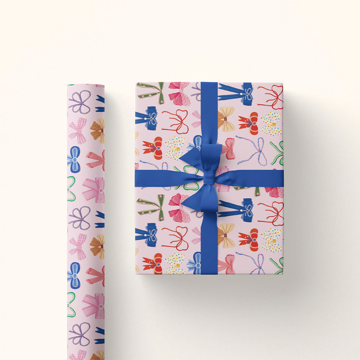 Butterfly Knot Wrapping Paper Sheet 20.5" × 30"