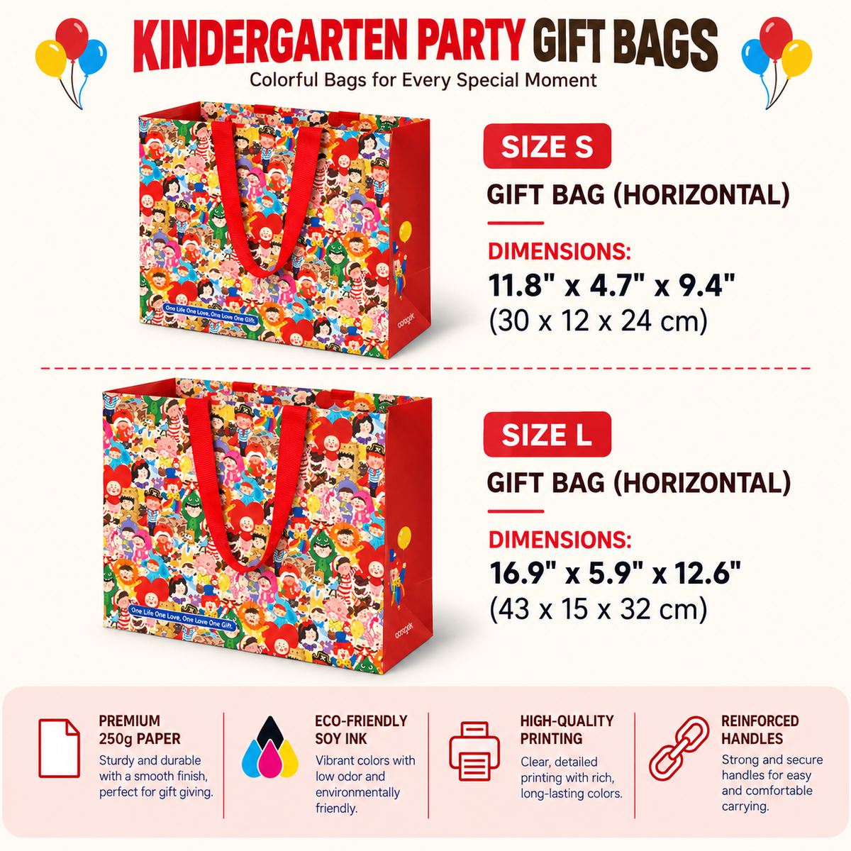 Kindergarten Party Gift Bag